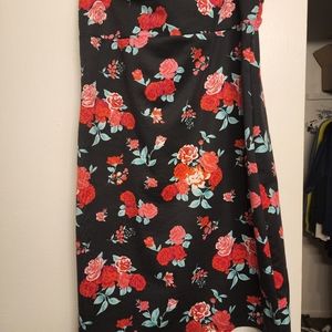 Floral Pencil Skirt